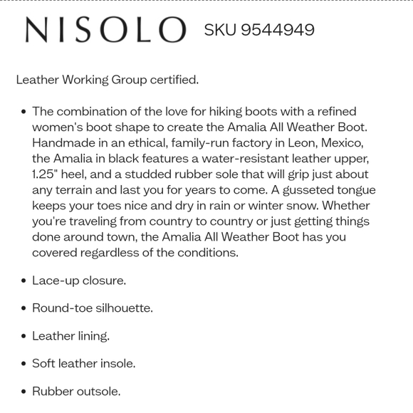 Nisolo Amalia All-weather Boots - Picture 3 of 11